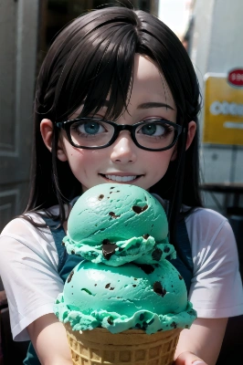 チョコミント ダブル