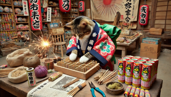 花火師の猫さん