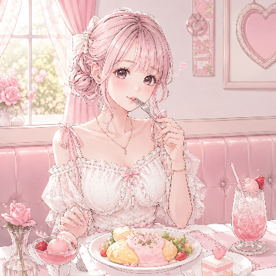 ランチ（ピンクちゃん）