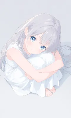 上目づかいで見てくる少女