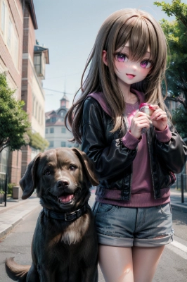 わんこと女の子