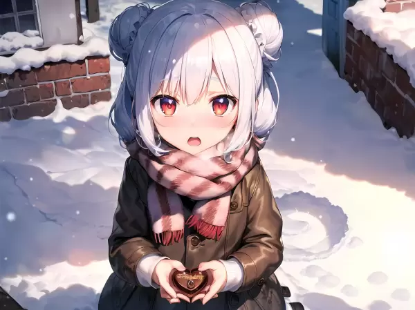 雪と少女とチョコレート