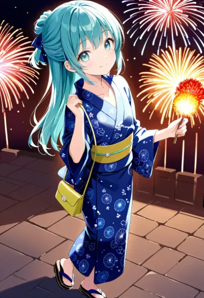 常磐アクア（お題：花火）