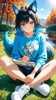 🐺 スケッチブックの日 〜ウル子、勢いで描く〜✏️