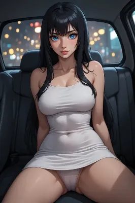 深夜タクシーで拾ったパンチラ美女の正体は、昔一夜を共にした全裸の雪女だった