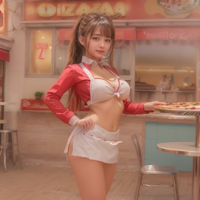 ピザ屋の店員⁈