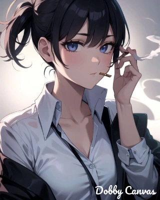 喫煙美女