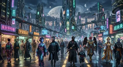 ネストラル星人が惑星ニドラスを開拓した並行世界線では”和服”が大流行した時期があったようです。