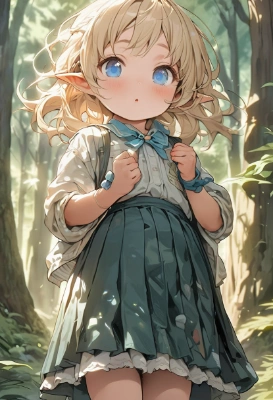 幼女エルフは森を行く