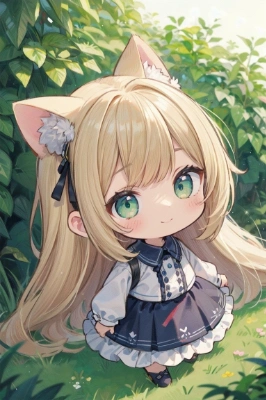 家ネコちゃんお散歩中