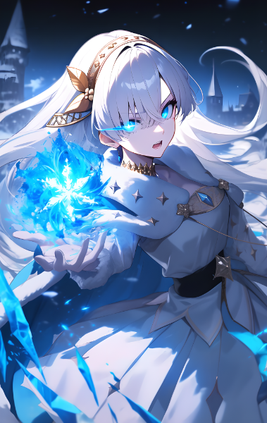 氷魔法を使うカッコいいFGOのアナスタシア皇女