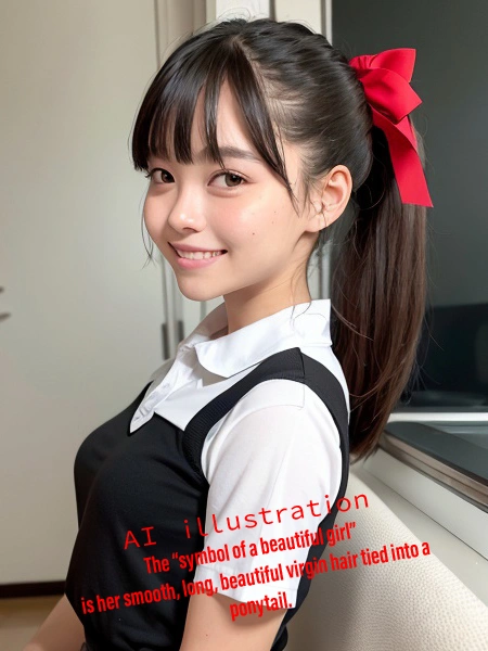 美少女のシンボルはポニーテール