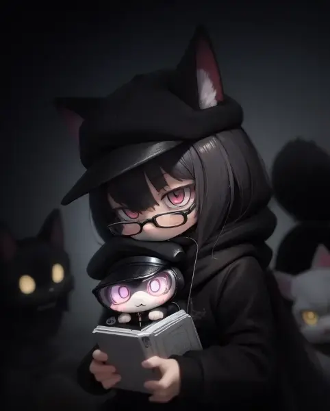 猫キャスケットさん