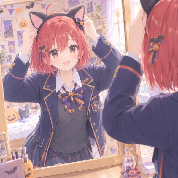 猫耳似合うかな？