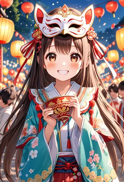 狐面の少女と夏祭りの秘密