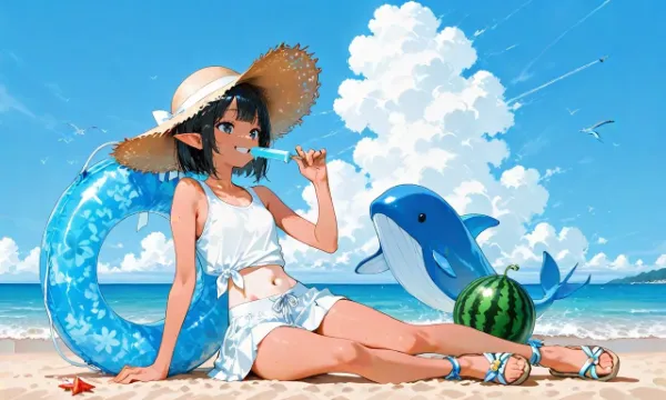 (2枚）8/31　夏満喫！