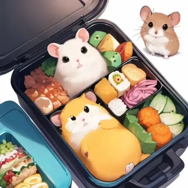 手作りハム弁当