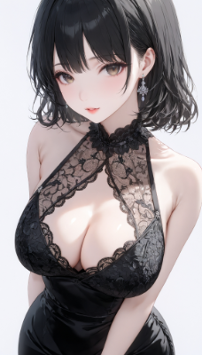 黒ドレス