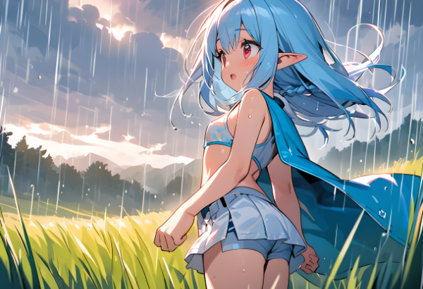 ミリシラ様の異世界百景その5「アヴェルス草原（雨季）」