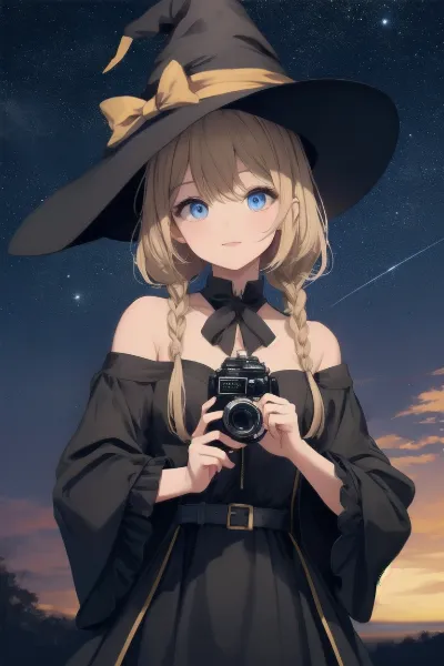 星空を写す魔女の秘密の夜