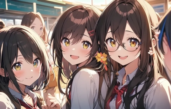 ハローな女子高校生達！！＊