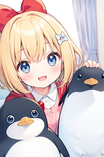 ペンギンさんと遊ぶ～