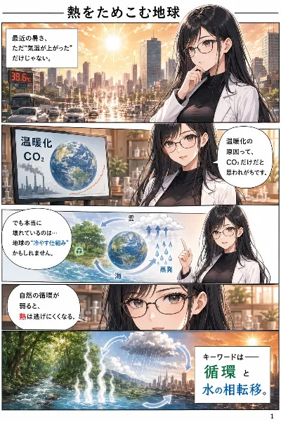 熱を閉じ込める地球の静かな危機