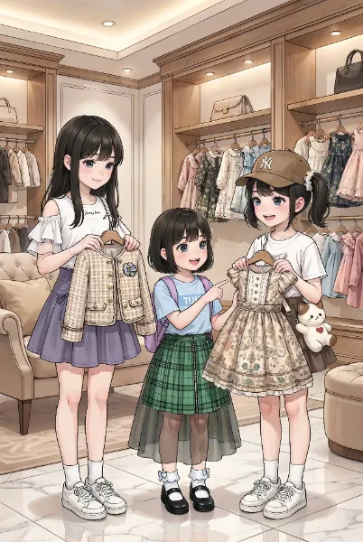 着せ替えに夢中