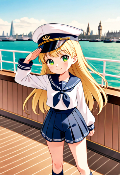 Lilian saluted the England flag