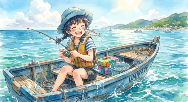 ほっぺにキス（鱚）