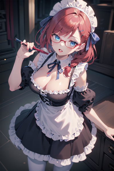 メイクアップな赤毛のメイド長