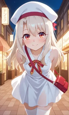 夜のお出かけイリヤちゃん