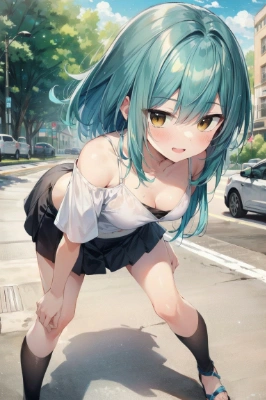 女の子が現れた！