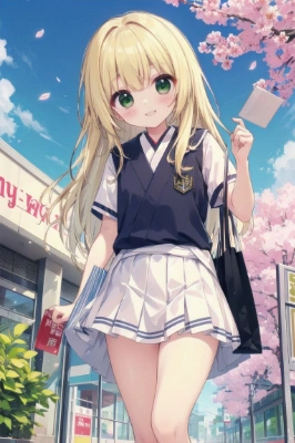 金髪の女の子
