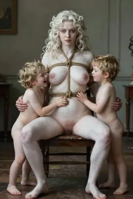 ゾンビになっちゃたママを縛って噛みつかないように躾けてます