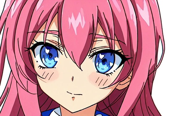 一昔前のアニメの女の子