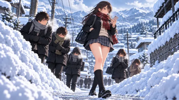 現代の雪女