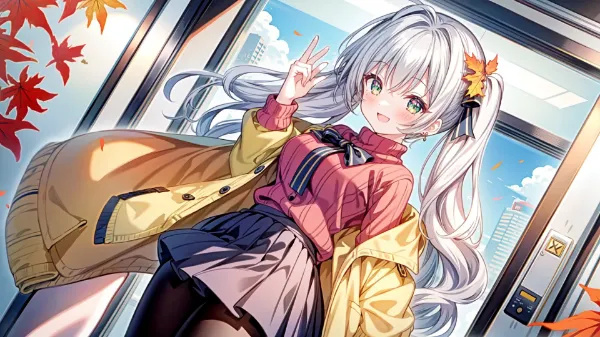 秋風に舞う銀髪少女の冒険