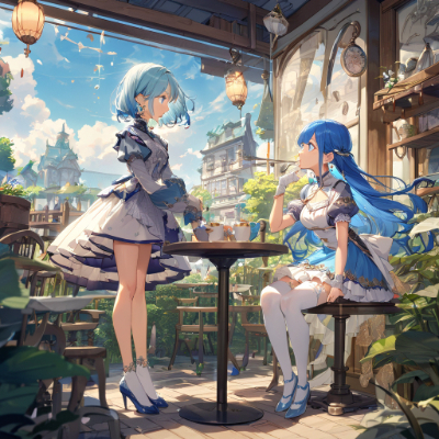 午後のカフェ