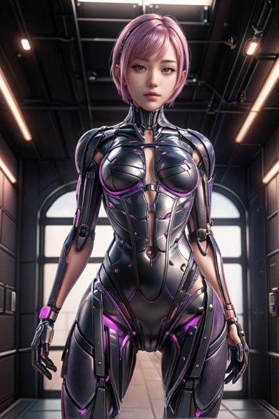 サイバーパンクな女の子