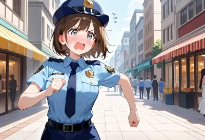 【女性警察官】続・キャンプサークルの宣伝にて