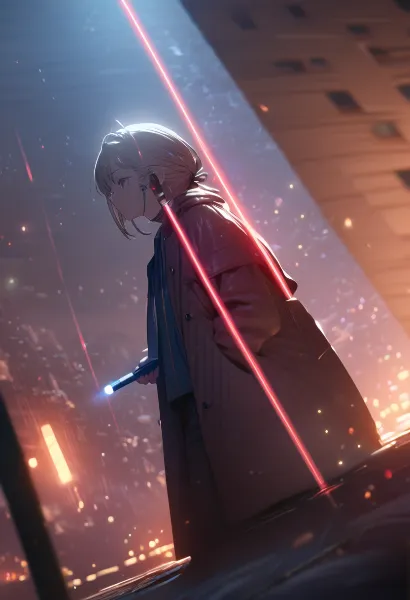 ネオン街の紅き光線ハンター