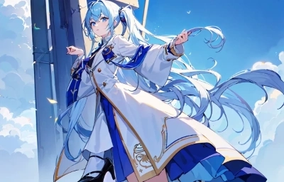 空を眺める