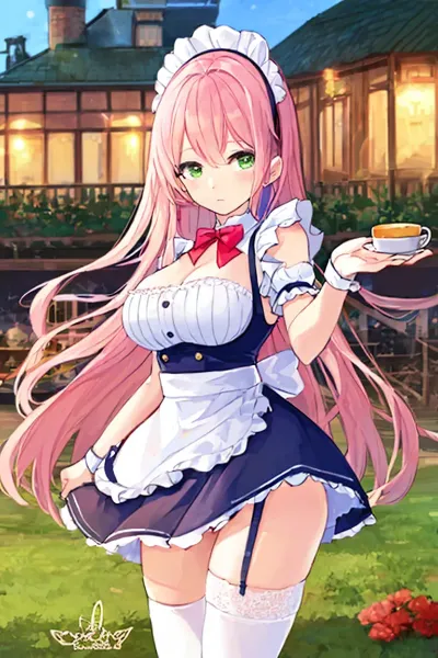 パンツを見たらメイド全員が休日になります
