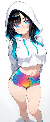 虹色のショーツを纏う夏の好奇心