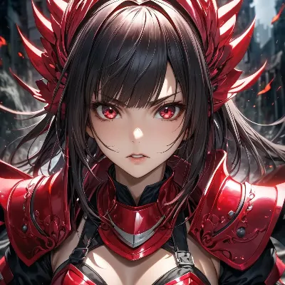 紅き翼の紅眼戦乙女