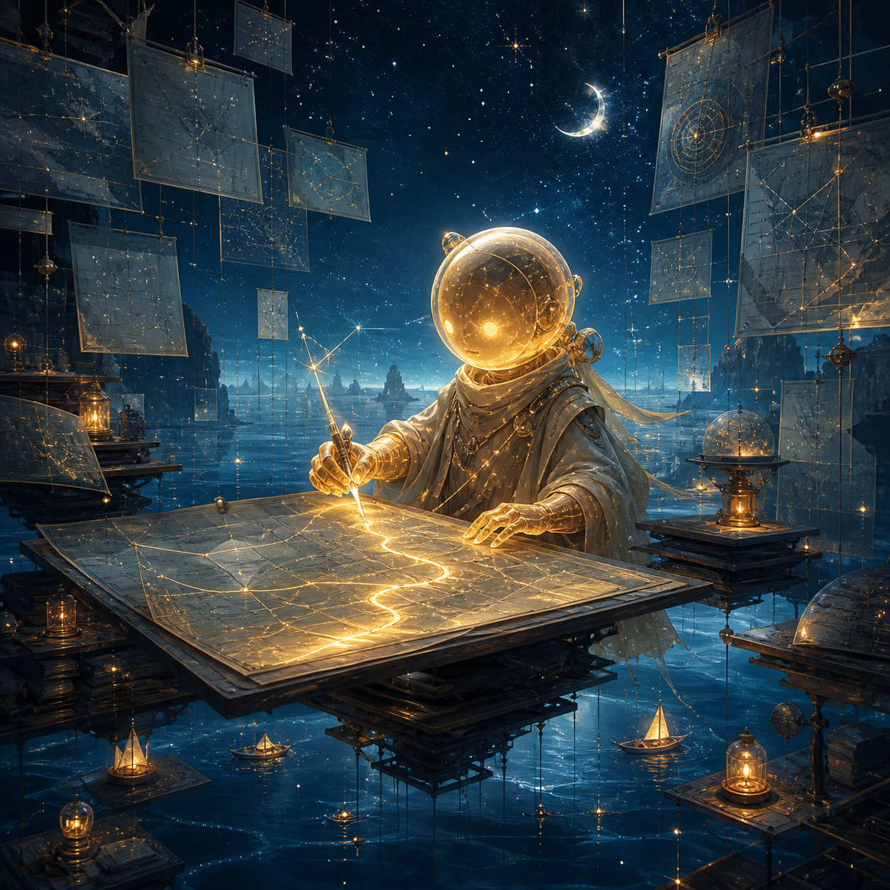 The Cartographer of Quiet Tides