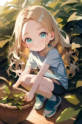 御茶摘みおでこちゃん