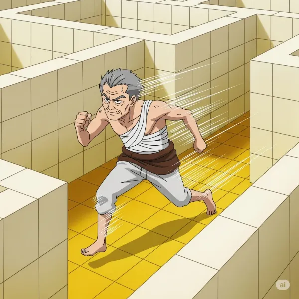 迷路でジョギングするのじゃ!