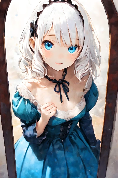 鏡の中のゴスロリ少女